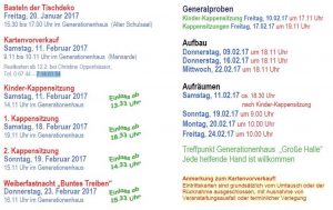 Narrenfahrplan 2017