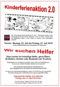 AnzeigeHelferKinderferienaktion
