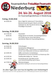 Feuerwehrfest Niederburg