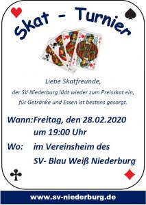 Skat Turnier 2020 SVN