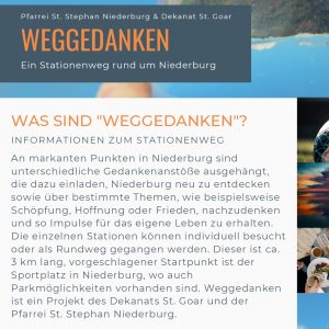 Weggedanken Plakat