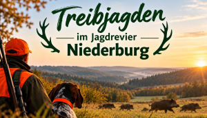Treibjagden&nbsp;im Jagdrevier Niederburg 2026